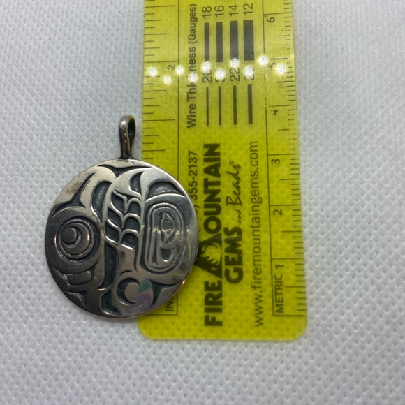 Vintage MEO Sterling Silver Pendant - Picture 3 of 3